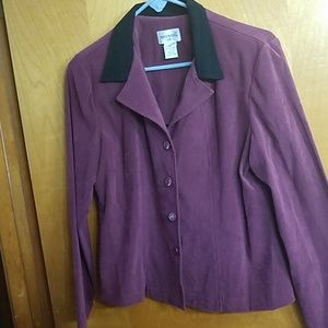 Purple/maroon blazer